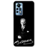 İnfinix Note 11 Pro Kılıf HD Desen Baskılı Arka Kapak - Atatürk İmza