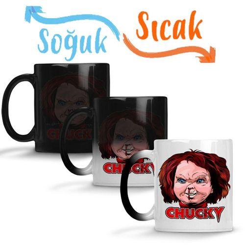 Classic Chucky Sihirli Kupa Bardak Porselen