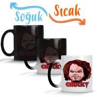 Classic Chucky Sihirli Kupa Bardak Porselen
