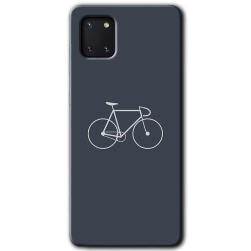 Samsung Galaxy A81 Kılıf Baskılı Kapak - Bike + 5D Tam Kaplayan Cam