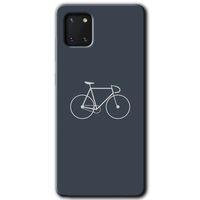 Samsung Galaxy A81 Kılıf Baskılı Kapak - Bike + 5D Tam Kaplayan Cam