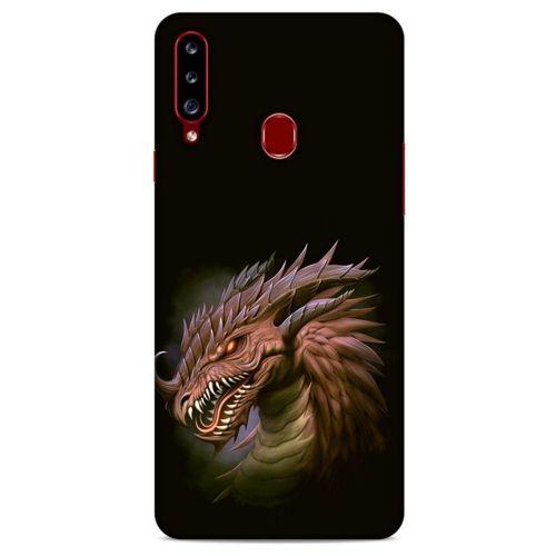 Samsung Galaxy A20s Kılıf Dragons (18) Telefon Kılıfları Kahverengi Ejderha