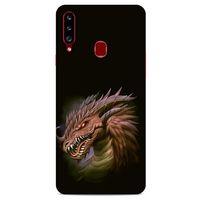Samsung Galaxy A20s Kılıf Dragons (18) Telefon Kılıfları Kahverengi Ejderha