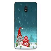 Xiaomi Redmi 8A Kılıf Snowix (34) Slim Armor Kılıf Gri Kırmızı