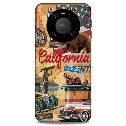 Lopard Huawei Mate 40 Pro Uyumlu Kılıf Retro (15) Antişok Kılıf