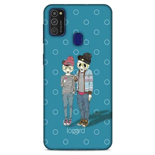 Samsung Galaxy M21 Kılıf FunnyMaX (16) Kalın Kılıf Mavi