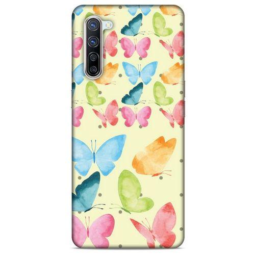 Animax Kelebek Suluboya Oppo Reno 3 Pro 5g Kılıf Desenli Silikon