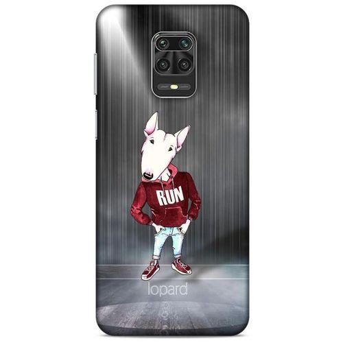 Xiaomi Redmi Note 9 Pro Kılıf FunnyMaX (41) Tank Kılıf Gri Bull Teriyer