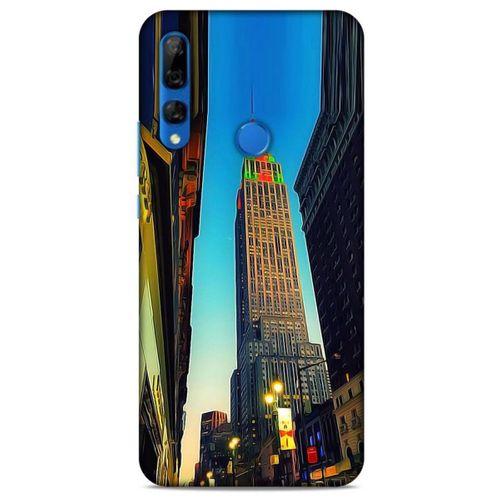 Huawei Y9 Prime 2019 Kılıf Dünya Mimarisi (6) Silikon Kılıf Empire State