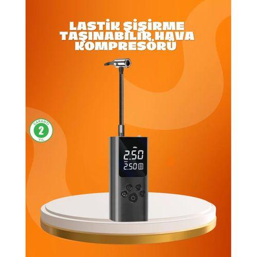 Çoklu Valf Adaptörlü Dijital Hava Pompası