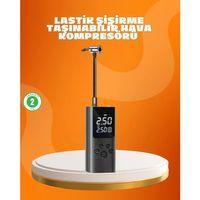 Çoklu Valf Adaptörlü Dijital Hava Pompası