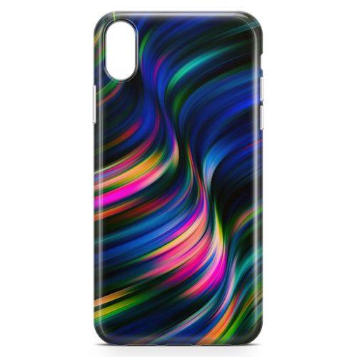 Apple iPhone XR Kılıf Boya Dalgası Arka Kapak Koruma Desenli Full Koruyucu