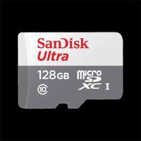 128GB SANDISK ULTRA MICROSD 100MB/S SDSQUNR-128G-GN6MN