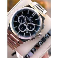 Daniel Klein Erkek Kol Saati 30 Metre Suya Dayanıklı Çelik Kordon + Bileklik Hediyeli VS.BLKT.0659