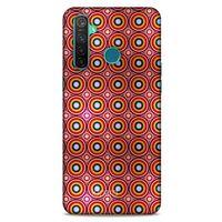 Oppo Realme 5 Pro Kılıf Pastel Renkler (40) Fit Silikon Kılıf Yeşil Kırmızı