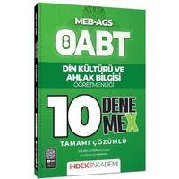 ÖABT MEB AGS Din Kültürü ve Ahlak Bilgisi 10 DenemeX İndeks Akademi
