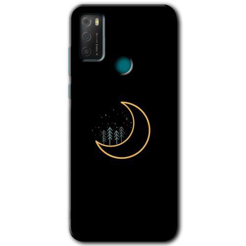 TCL 20E Kılıf HD Desen Baskılı Arka Kapak - İyi Geceler