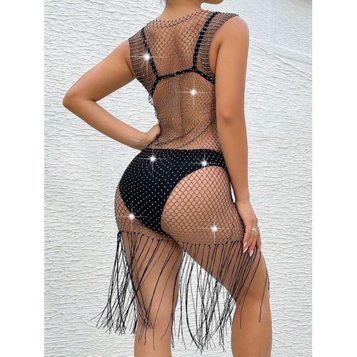 KOLSUZ PÜSKÜLLÜ ELBİSE