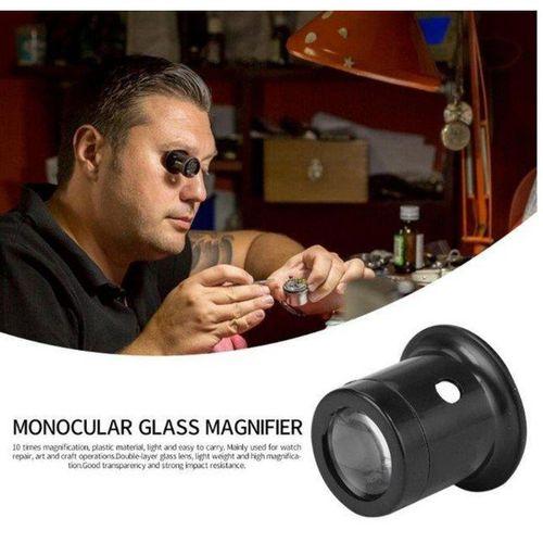 Sepetinegelsin Saatçi Tamirci Kuyumcu 10X Büyüteç Optik Cam Lens