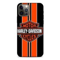 Apple iPhone 12 Pro Uyumlu Kılıf Motorsiklet (36) Glitter Kılıf Harley Davidson