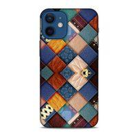 Apple iPhone 12 Mini Kılıf Patchwork (31) TPU Kılıf Karışık Renkli