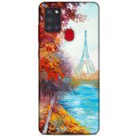 Cityx (23) Samsung Galaxy A21s Kılıf Silikon Kapak Desenli