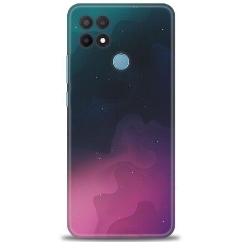 Oppo A15S Kılıf HD Baskılı Kılıf - Gökyüzü + Tam Ekran Koruyucu