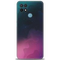 Oppo A15S Kılıf HD Baskılı Kılıf - Gökyüzü + Tam Ekran Koruyucu