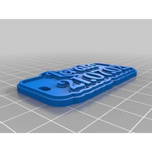 Kişiselleştirilmiş Çok Satırlı Etiket veya Anahtarlık 3D Baskı (Bu ürün Sadece Plastik parçadır - Almadan Önce Soru Sorabilirsiniz)