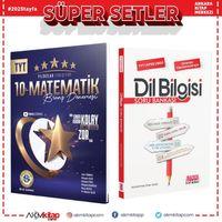 Bilgi Sarmal TYT Matematik Yıldızlar Yarışıyor 10 lu Branş Denemesi ve AKM Dil Bilgisi Soru Bankası Seti 2 Kitap