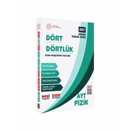 2027 MEBİ-OGM 11 Sınıf Dört Dörtlük Fizik Pekiştirme Testi A4 Renkli Soru Bankası BASKI ÜCRETİ