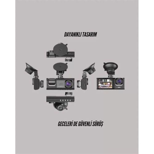 Ta-01 2.0 İnç Ekranlı 3 Kanallı Araç Kamerası