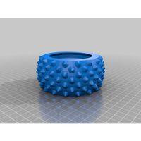 My Customized Parametrik Lastik OpenRC Truggy Tekerleği 3D Baskı (Bu ürün Sadece Plastik parçadır - Almadan Önce Soru Sorabilirsiniz)