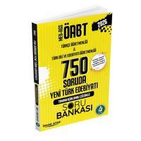 2026 Meb Ags ÖABT 750 Soruda Yeni Türk Edebiyatı Tamamı Açıklamalı Çözümlü Soru Bankası Dizgi Kitap
