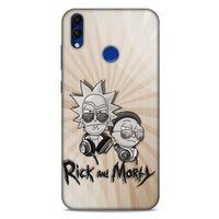 Huawei Honor 8C Uyumlu Kılıf Rick And Morty (16) Kalın Kılıf Jessica