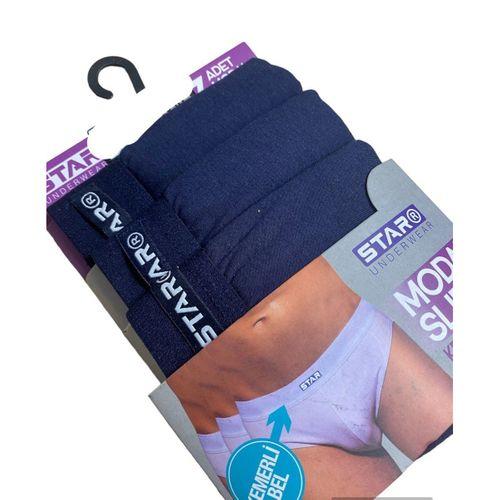 Star 109 Erkek 3'lü Modal Slip