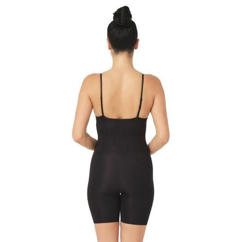 Siyah Emay 2758 Lazer Kesim Göğsü Açık Boxer  Korse