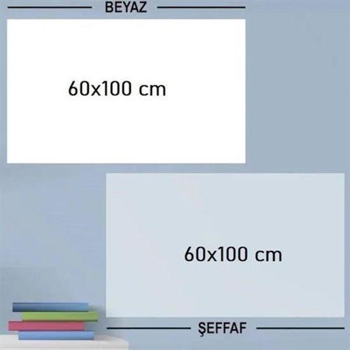 Ders Çalışma Yazı Tahtası Manyetik Duvar Stickerı 100x60 Cm