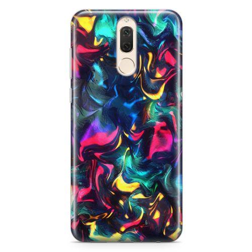 Huawei Mate 10 Lite Kılıf Işıklı Geceler Arka Kapak Koruma Desenli Full Koruyucu
