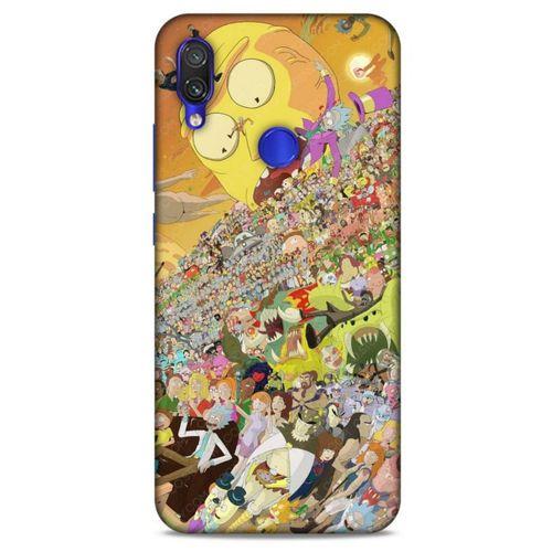 Xiaomi Redmi Note 7 Uyumlu Kılıf Rick And Morty (37) Silicone Cover Slick Morty