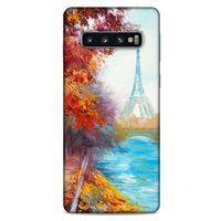 Cityx (23) Samsung Galaxy S10 Kılıf Silikon Kapak Desenli
