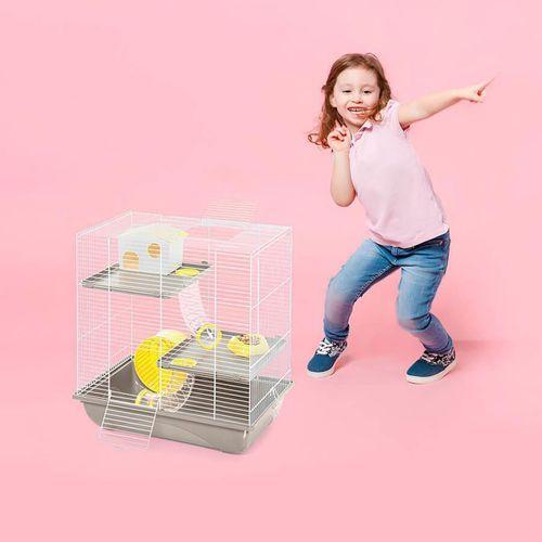 Imac Crıcetı 7 Hamster Kafesi Kahve 45x30x47,5cm