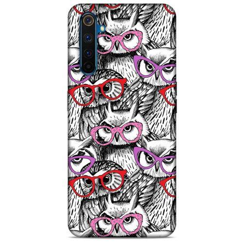 Baykuşlar (1) Desenli Silikon Kapak Telefon Kabı Oppo Realme 6 Pro Kılıf