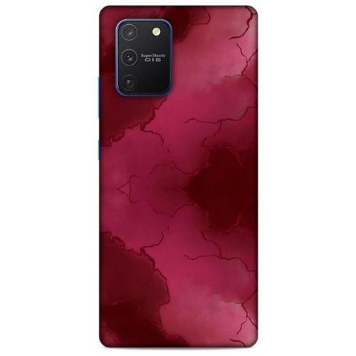 Mermer Desenli (7) Tema Telefon Kılıfı Bordo Samsung Galaxy S10 Lite Kılıf