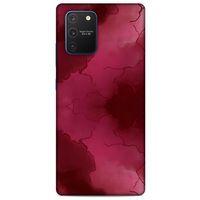 Mermer Desenli (7) Tema Telefon Kılıfı Bordo Samsung Galaxy S10 Lite Kılıf