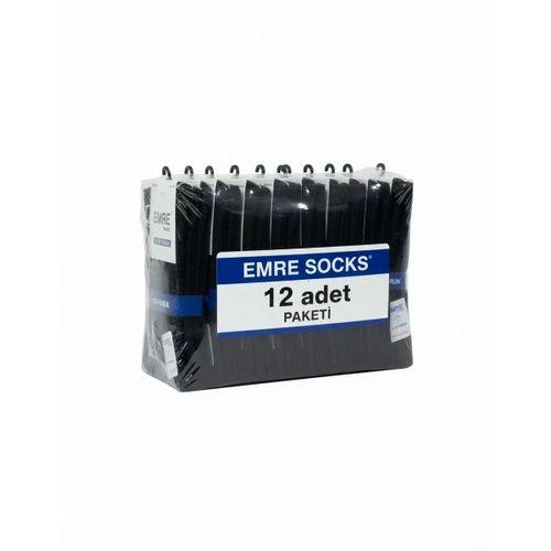 Emre Erkek  Dikişsiz Çorap 100% Pamuk - 12 Adet