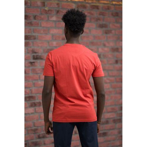 Slim Fit Pamuklu Önü Baskılı Sıfır Yaka T-Shirt
