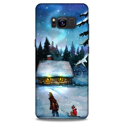 Samsung Galaxy S8 Kılıf Snowix (38) Neo Hybrid Kılıf Beyaz Mavi