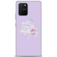 Samsung Galaxy A91 / S10 Lite Kılıf HD Baskılı Kılıf - Anything + Tam Ekran Koruyucu