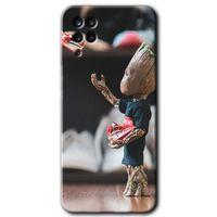 Galaxy A12 Kılıf HD Desen Baskılı Arka Kapak - I am Groot + Kırılmaz Cam